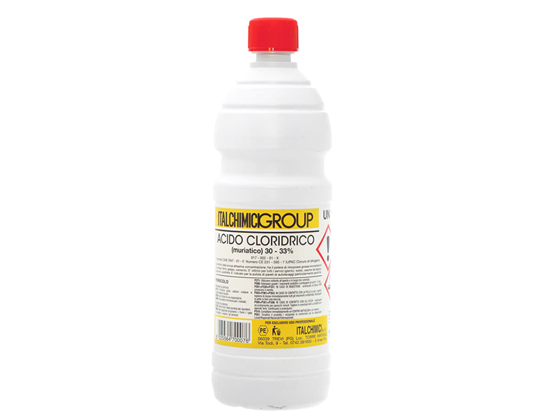 ACIDO MURIATICO PURO LT.1 33%