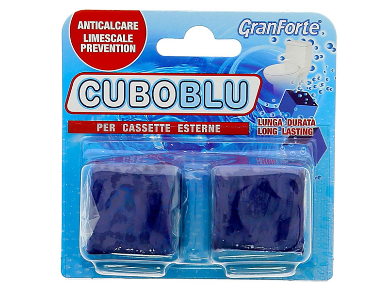 DEODORANTE CUBO BLU WC CASSETTA 2PZ