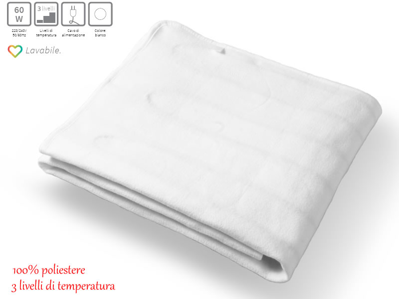 COPERTA SCALDALETTO SINGOLO