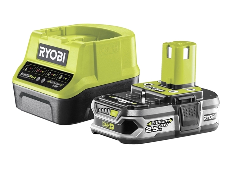 BATTERIA e CARICABATTERIA 18V 2.5Ah RYOB