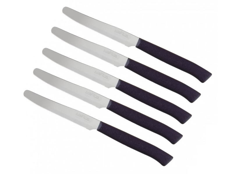 COLTELLI TAVOLA NERI 6pz