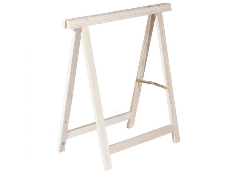 CAVALLETTO LEGNO ABETE CM.75X75    622/0